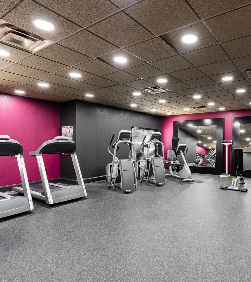 Pink Background Of Gym Fitness Club Backgrounds